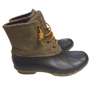 Sperry Women’s Saltwater Waterproof Duck Boots Size 7.5
